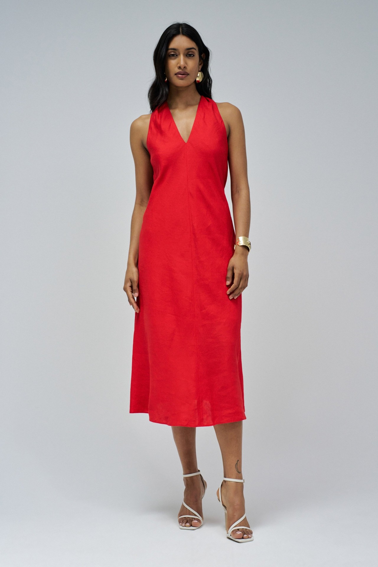 LINEN DRESS