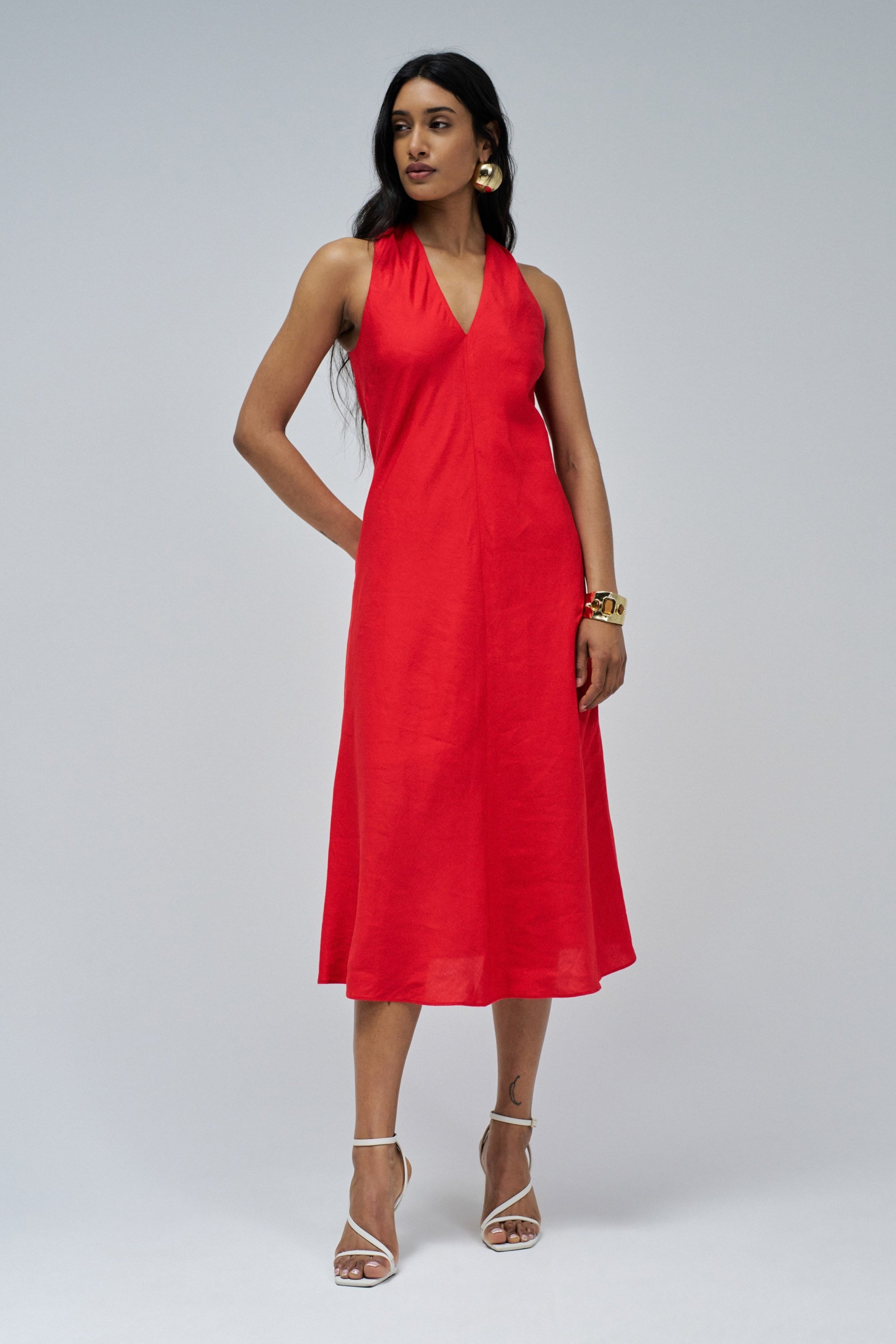 LINEN DRESS