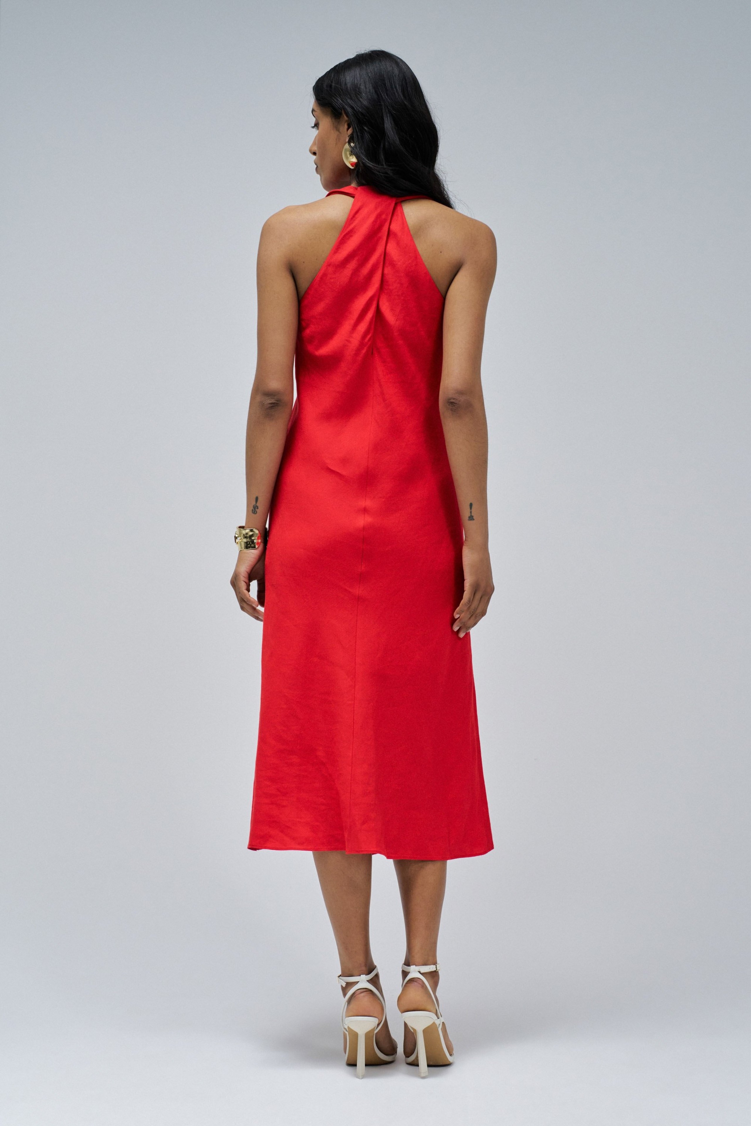 LINEN DRESS