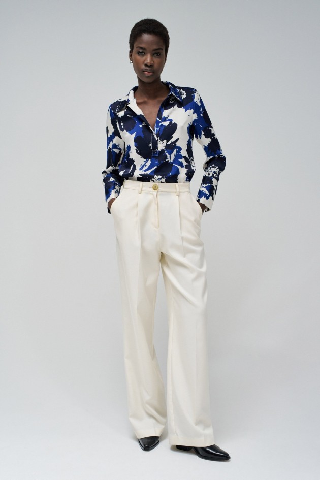 BLOUSE À IMPRIMÉ FLEURI