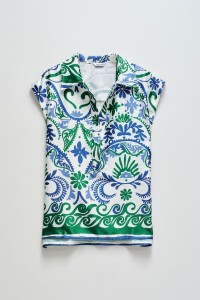BLOUSE MOTIF FLORAL