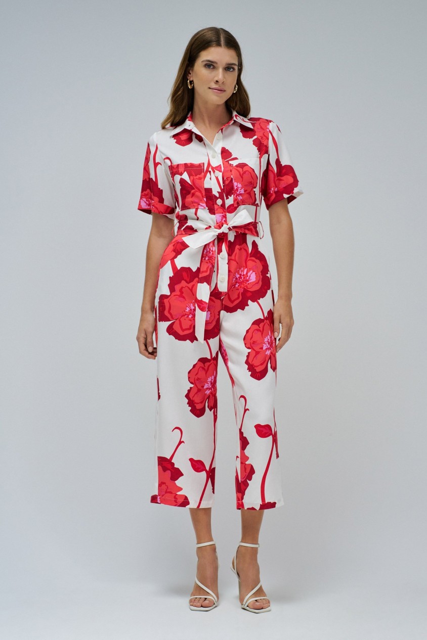 FLORAL PRINT JUMPSUIT