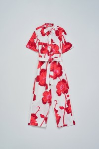 MACAC�O COM ESTAMPADO FLORAL