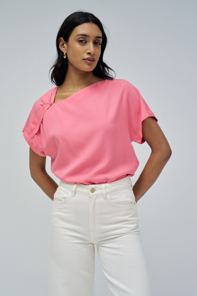 BLOUSE EN LIGHTDENIM