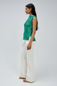 TOP PLISSADO COM LUREX