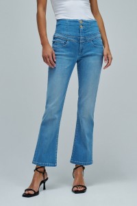 JEANS DIVA PUSH IN CROPPED FLARE JEANS DIVA PUSH IN CROPPED FLARE