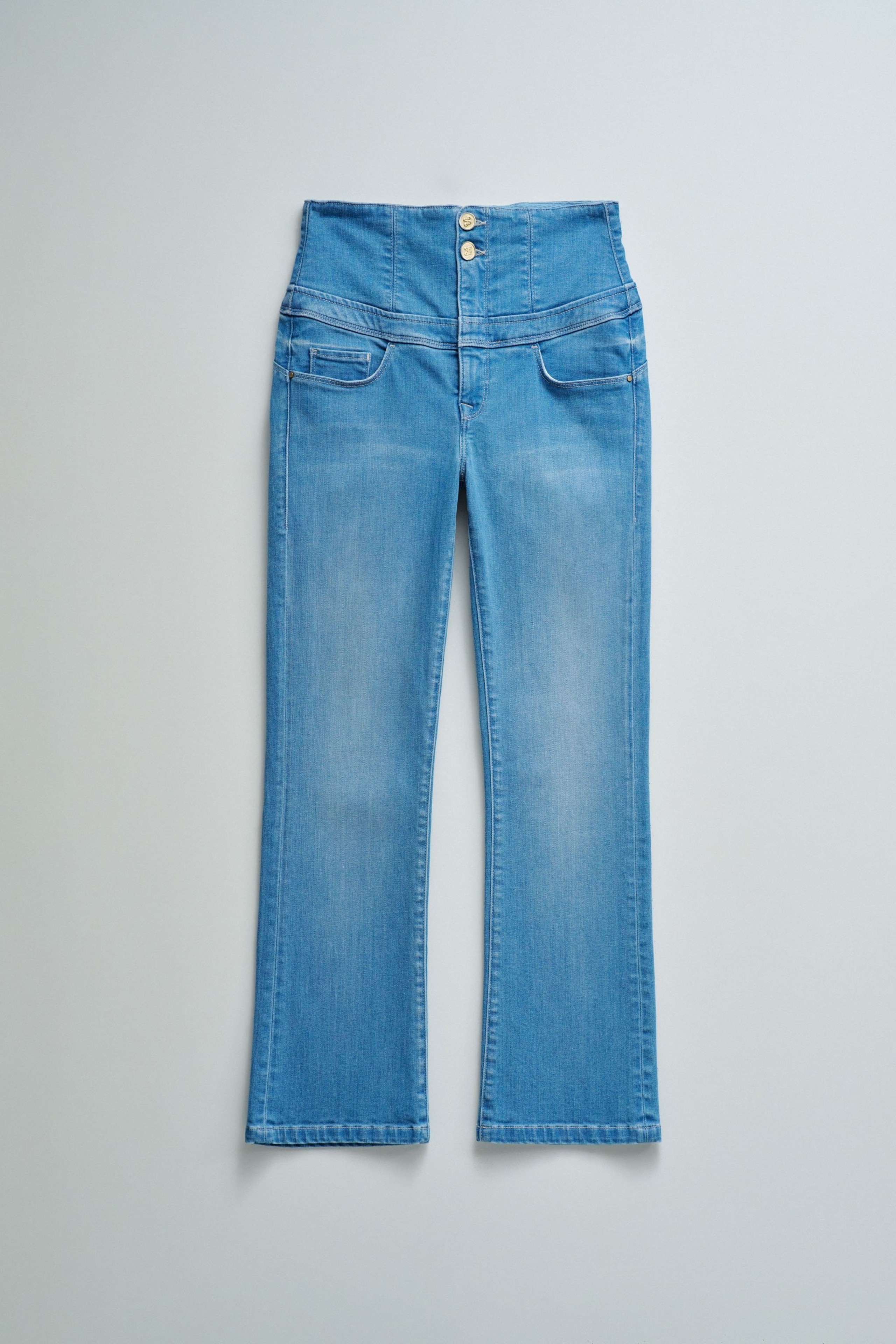 JEANS DIVA PUSH IN CROPPED FLARE