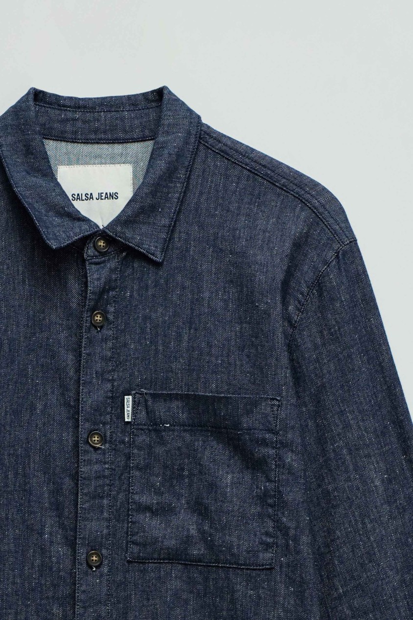 SHIRT WITH LINEN