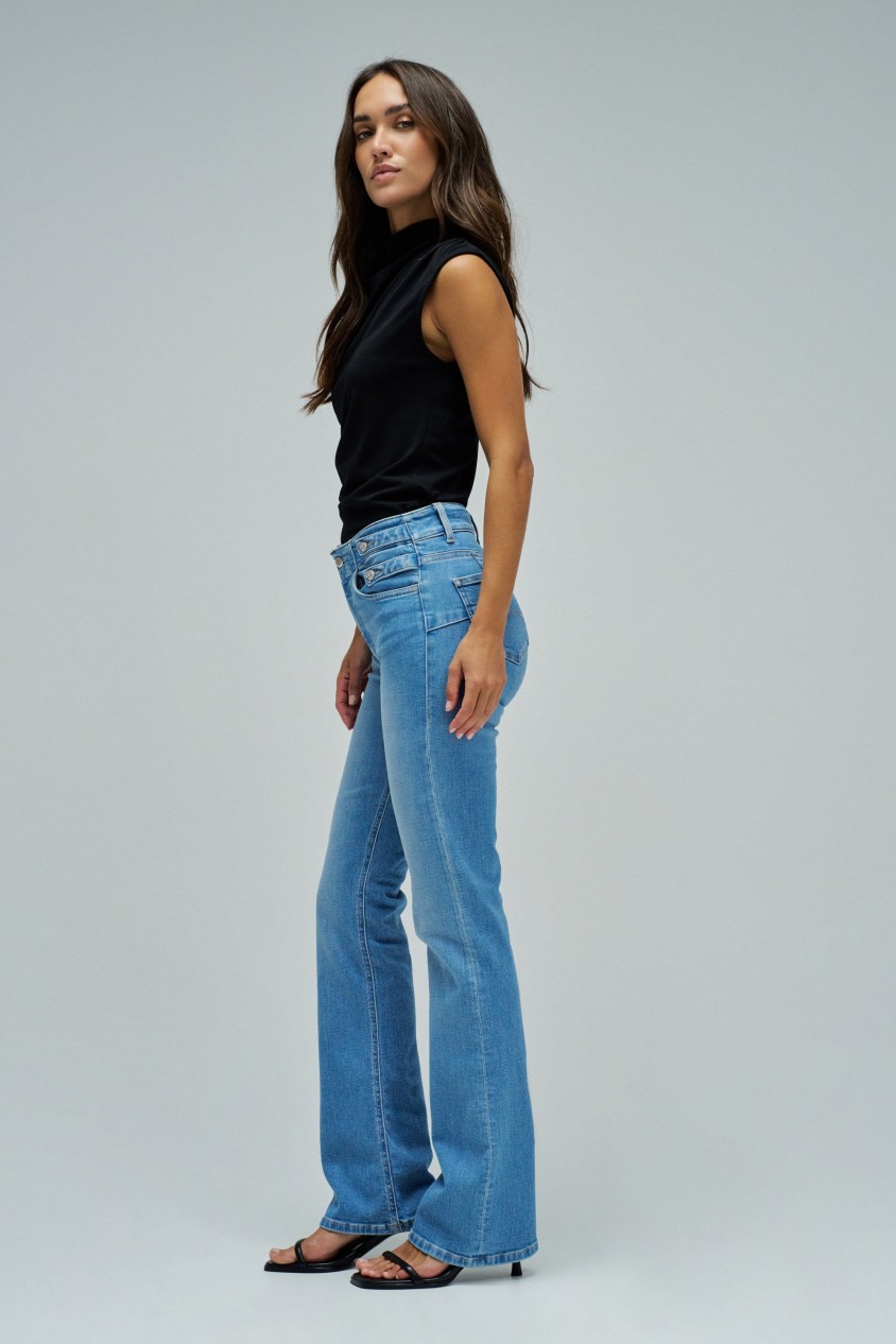 DESTINY PUSH UP BOOTCUT JEANS