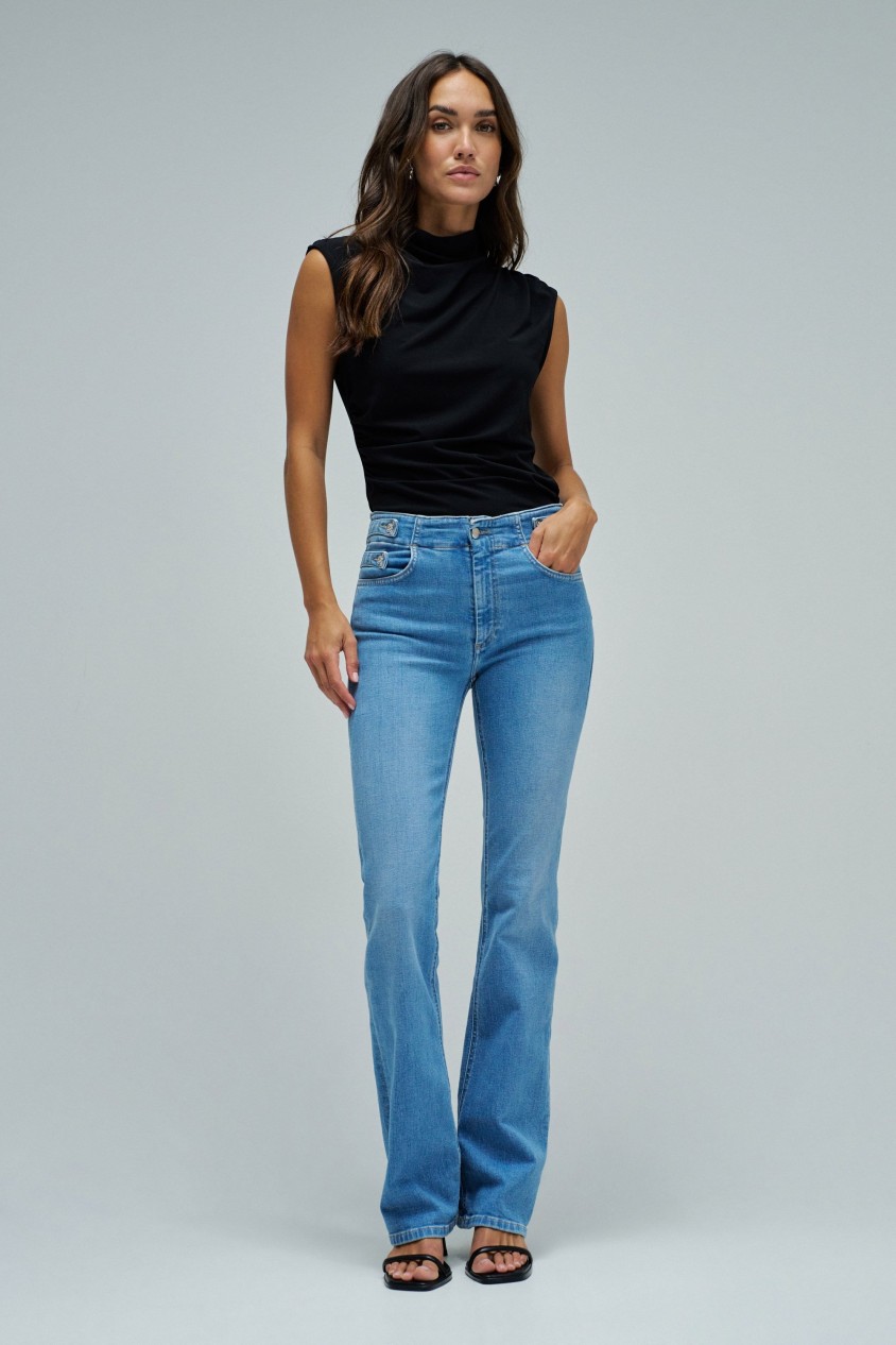 DESTINY PUSH UP BOOTCUT JEANS