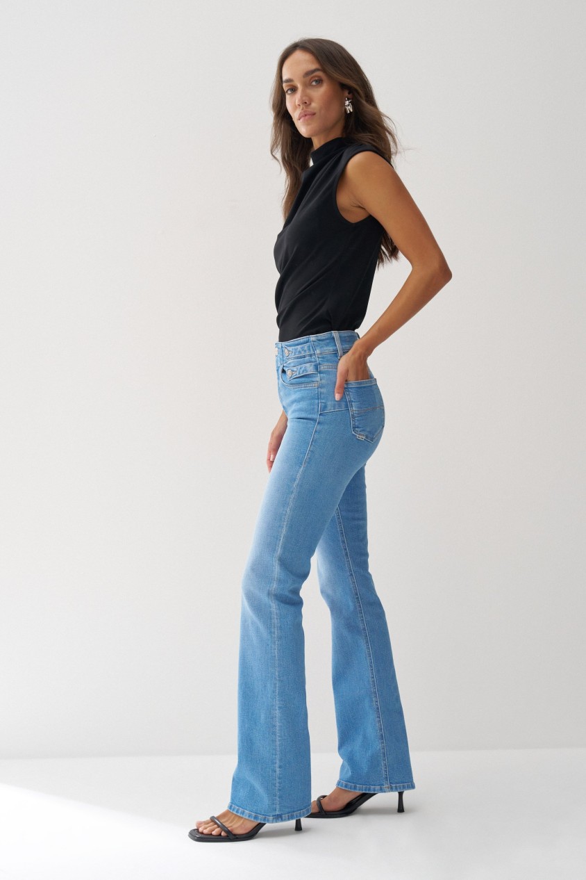 DESTINY PUSH UP BOOTCUT JEANS