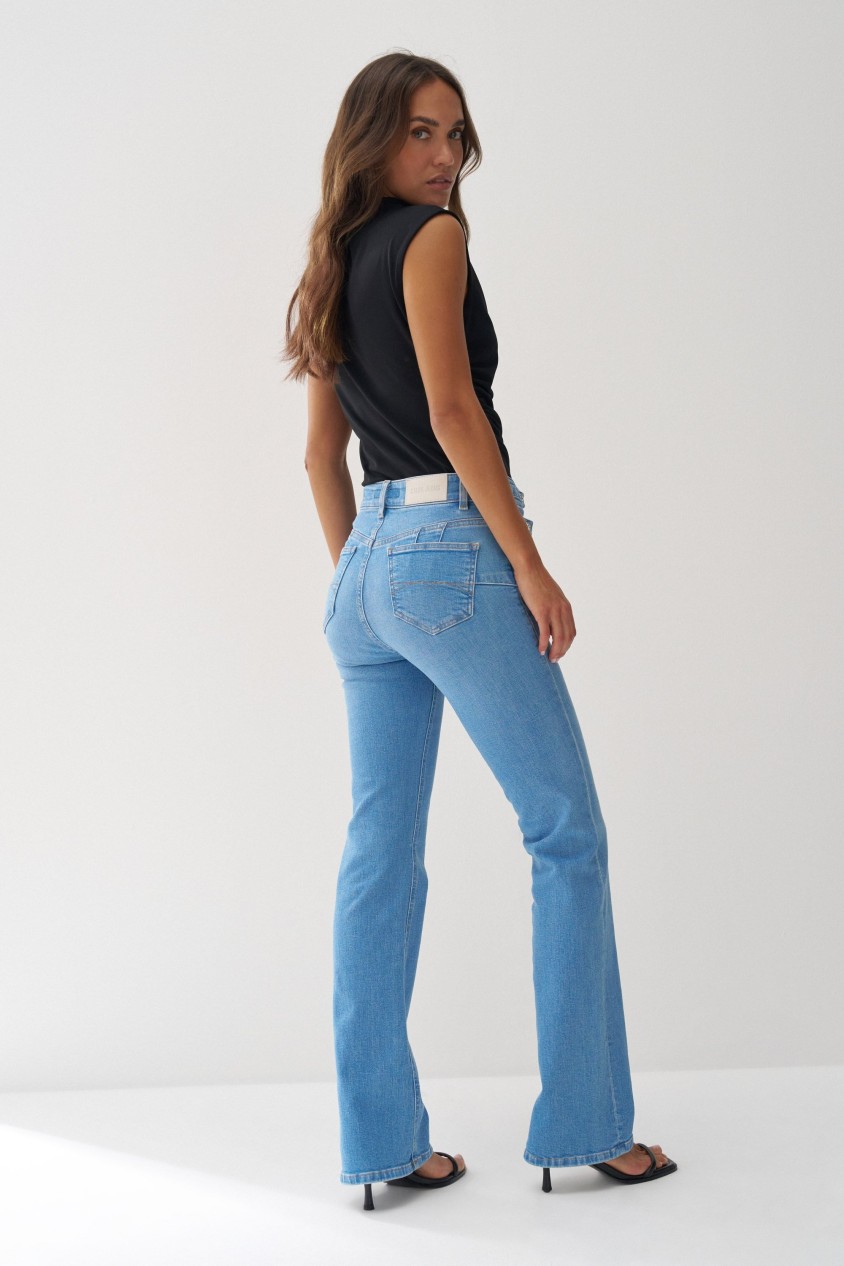 DESTINY PUSH UP BOOTCUT JEANS