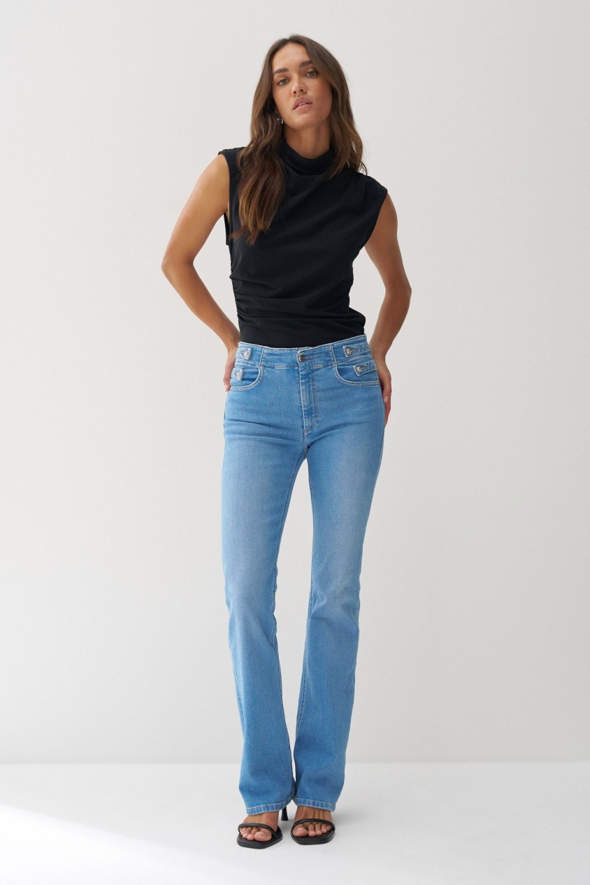 DESTINY PUSH UP BOOTCUT JEANS