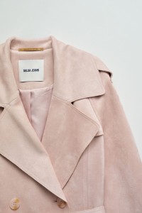 TRENCH COAT EFEITO SUEDE