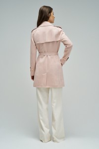 TRENCH COAT EFEITO SUEDE