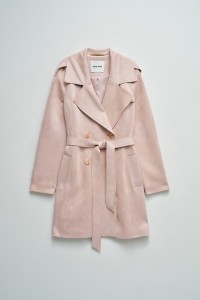 TRENCH COAT EFEITO SUEDE
