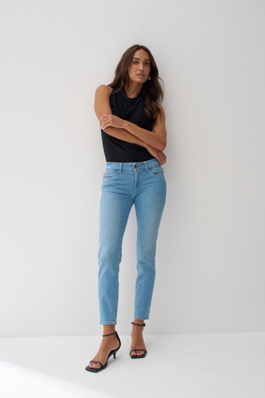 JEANS WONDER PUSH UP CROPPED SKINNY