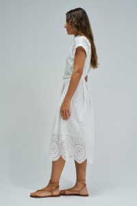 SHIRT DRESS IN ENGLISH EMBROIDERY