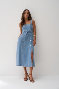 ROBE MIDI EN LIGHTDENIM