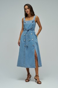 ROBE MIDI EN LIGHTDENIM