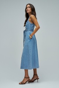 ROBE MIDI EN LIGHTDENIM