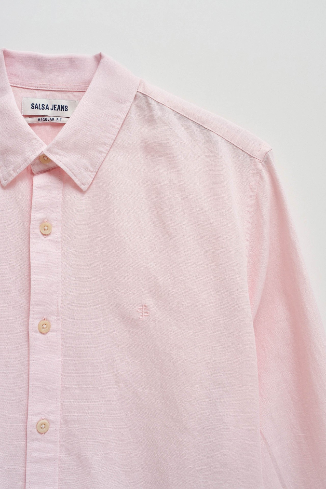SHIRT WITH LINEN BLEND