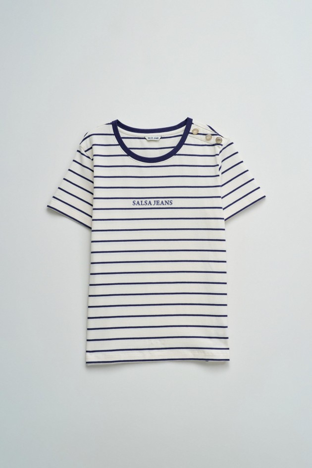 T-SHIRT DE RISCAS COM BRANDING