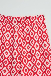 BROEK MET REGULAR FIT EN PATROON
