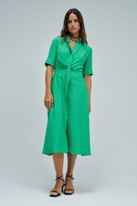 MIDI SHIRT KLEID