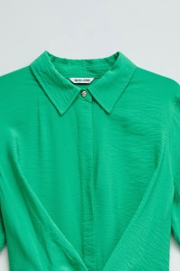 MIDI SHIRT KLEID