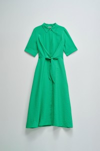 MIDI SHIRT KLEID