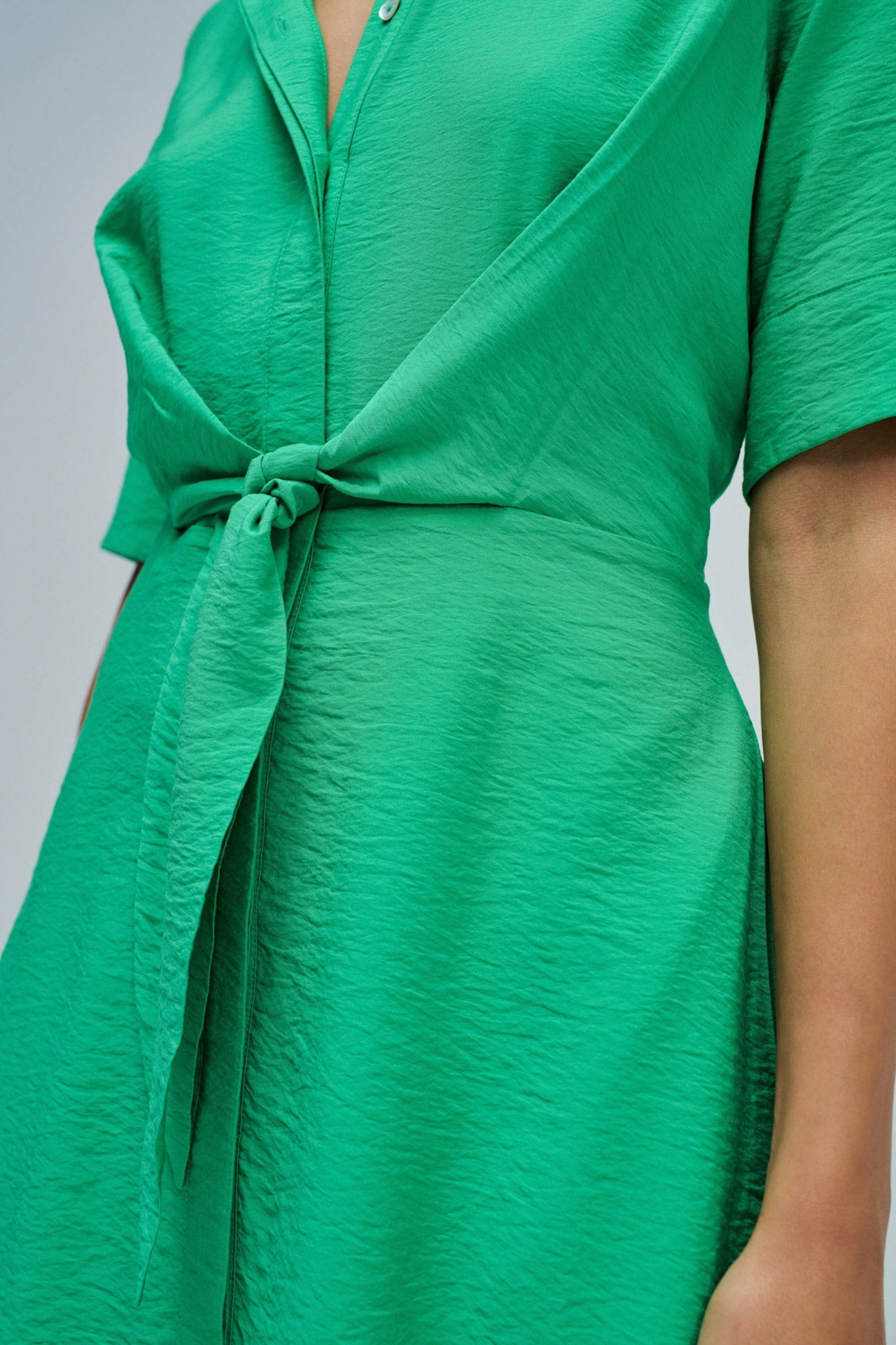 MIDI SHIRT KLEID