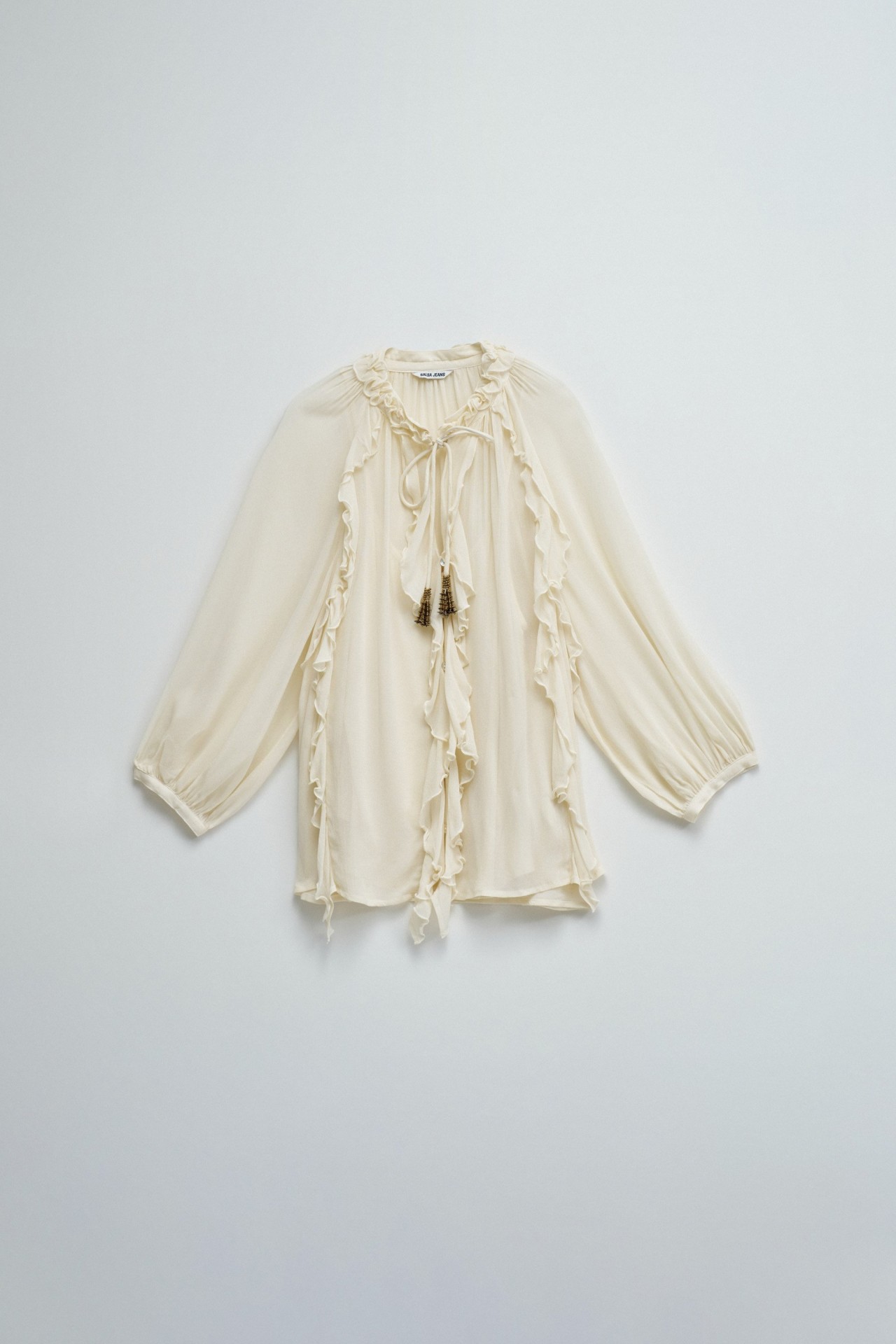 BLUSA COM FOLHOS