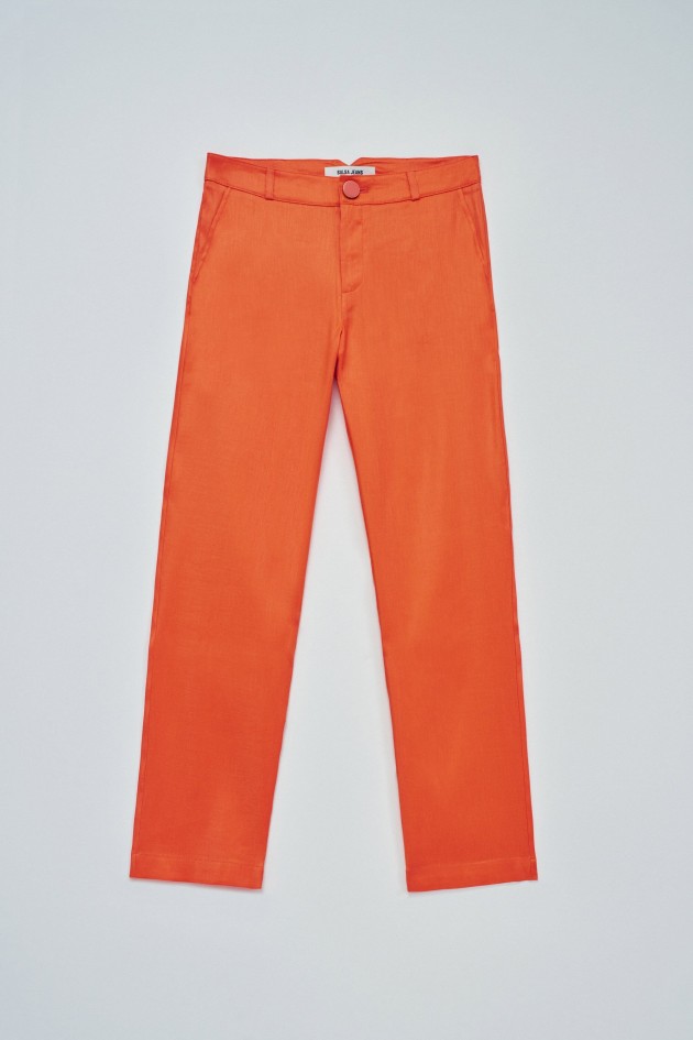 LINEN CHINO TROUSERS