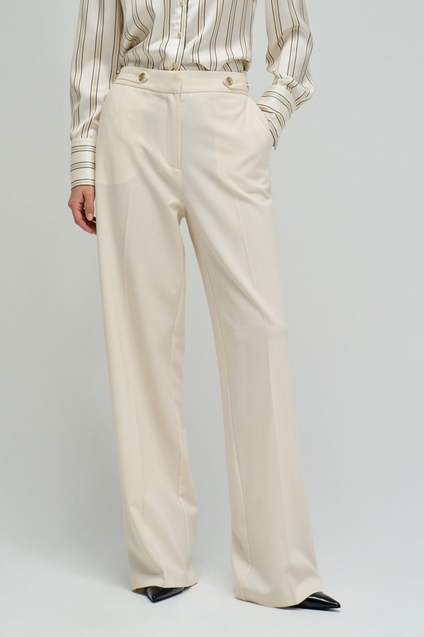 TROUSERS IN FABRIC WITH STRAIGHT LEG