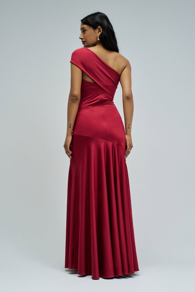 ROBE LONGUE AVEC APPLICATION DORÉE