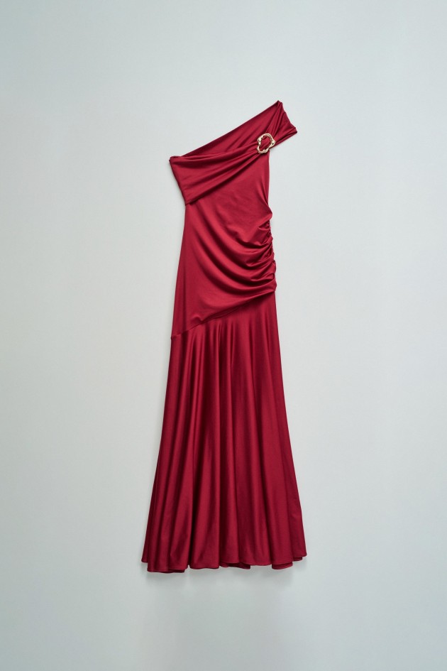 ROBE LONGUE AVEC APPLICATION DORÉE
