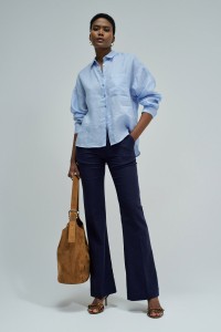 CHINO FLARE COM LINHO CHINO FLARE COM LINHO