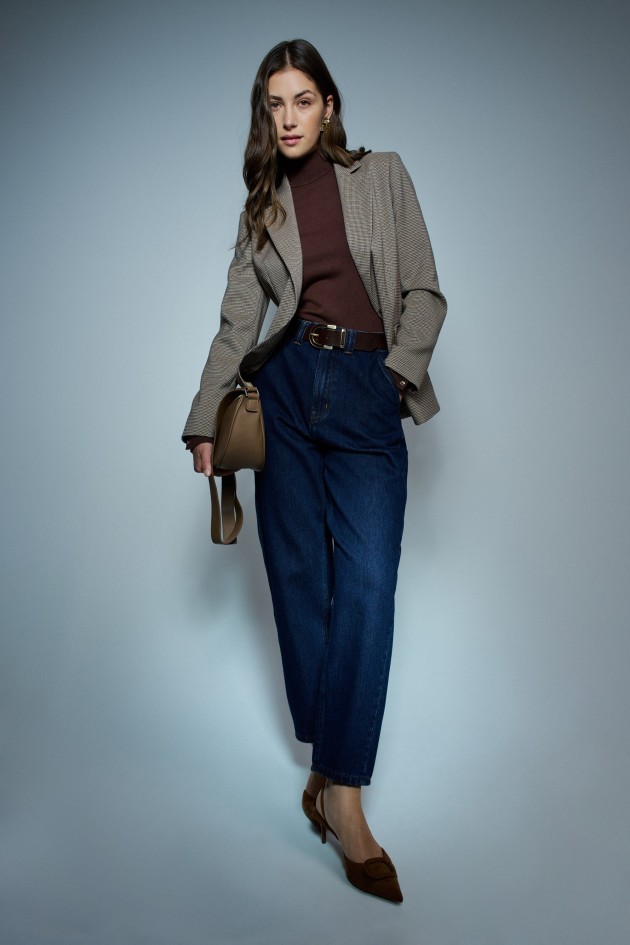SLOUCHY CROPPED SLIM JEANS