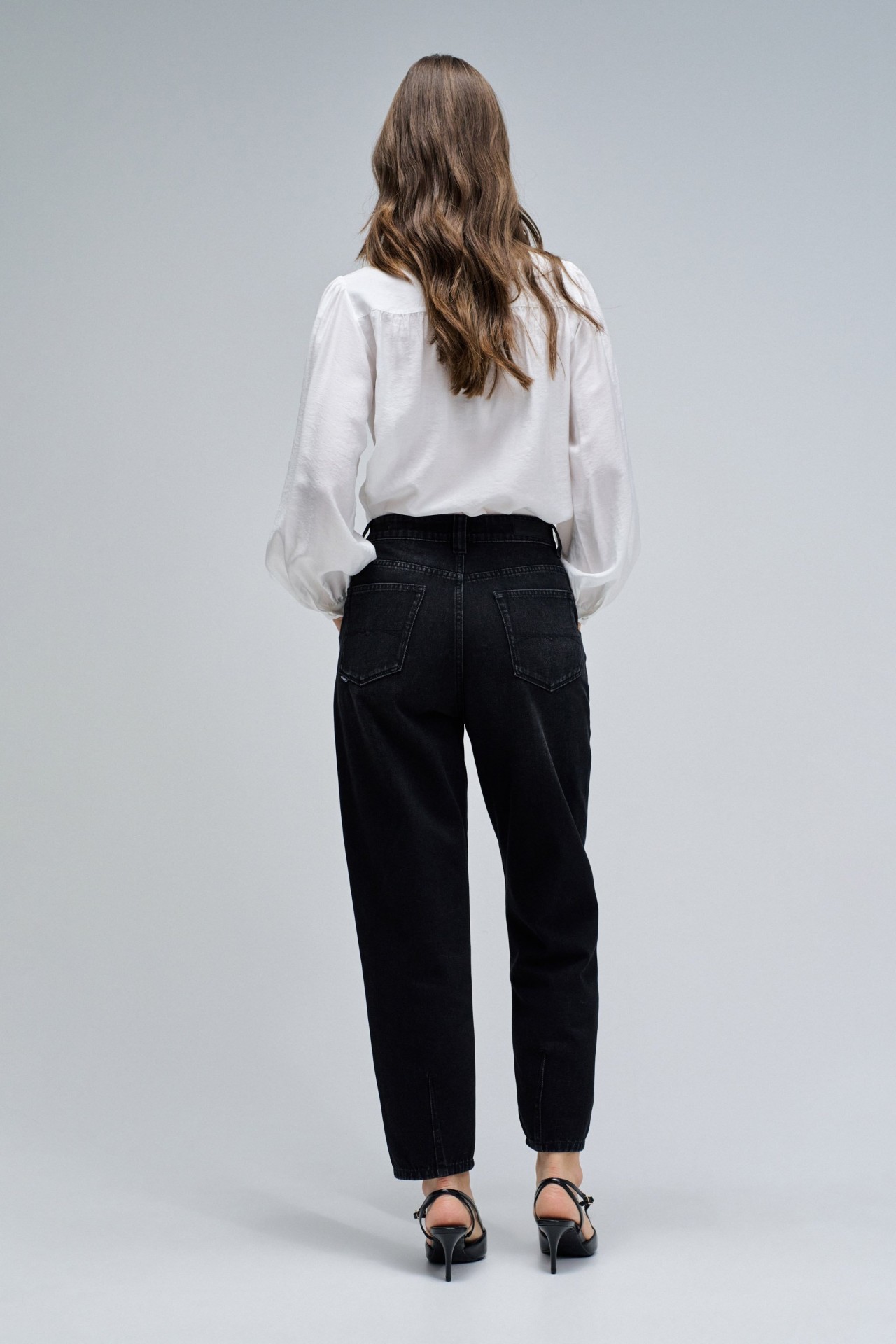 JEANS SLOUCHY CROPPED SLIM