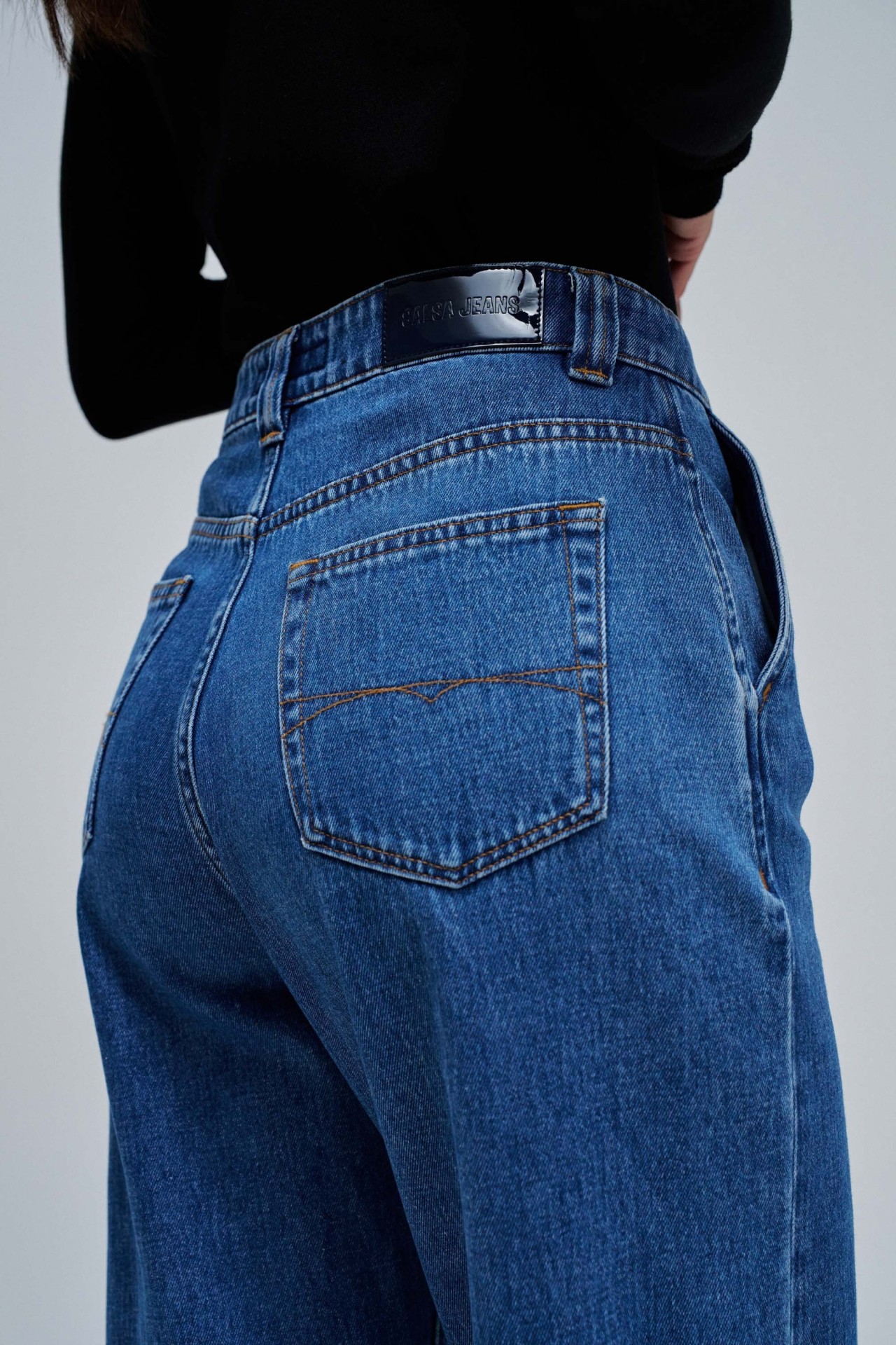 JEANS SLOUCHY CROPPED SLIM