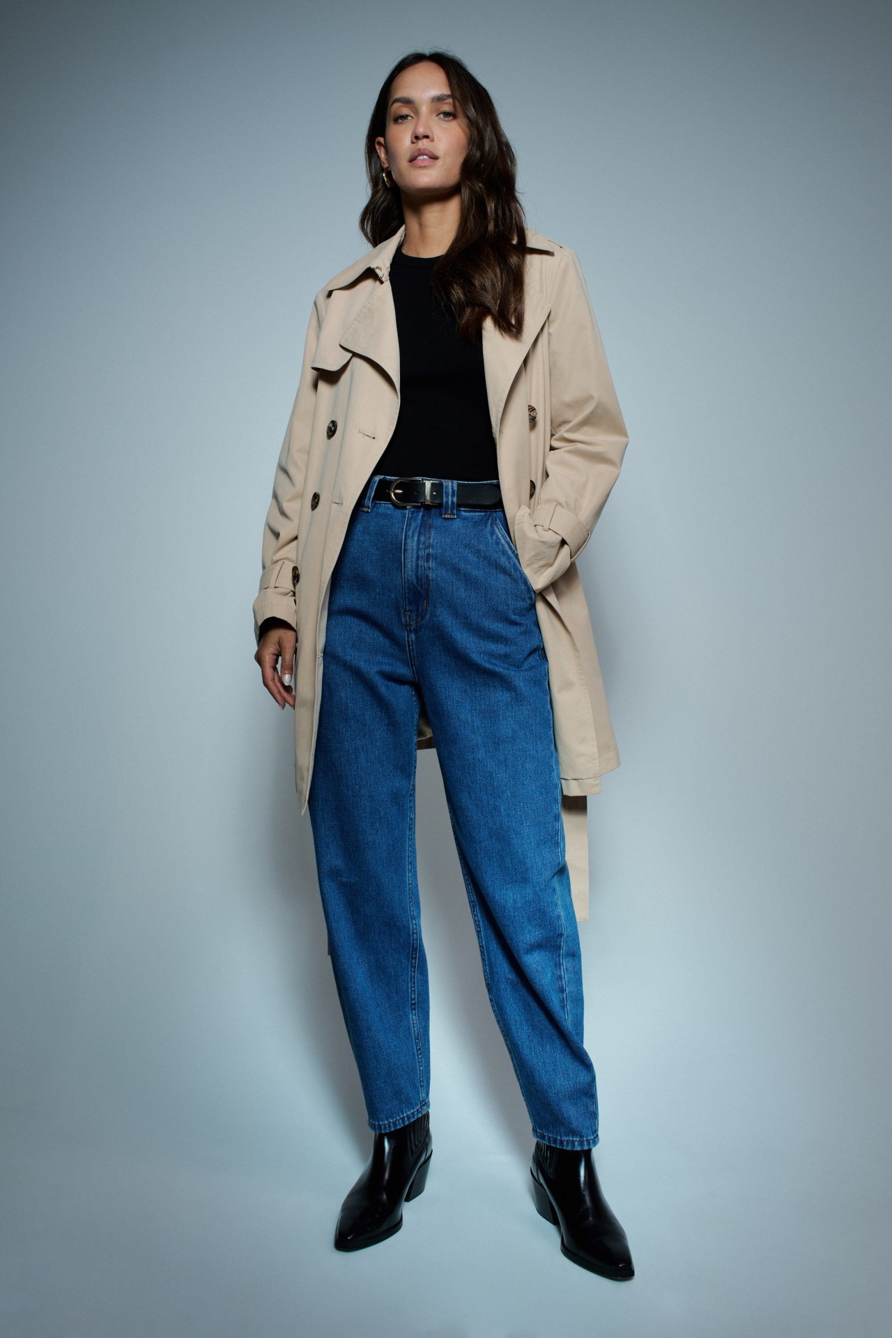 JEANS SLOUCHY CROPPED SLIM