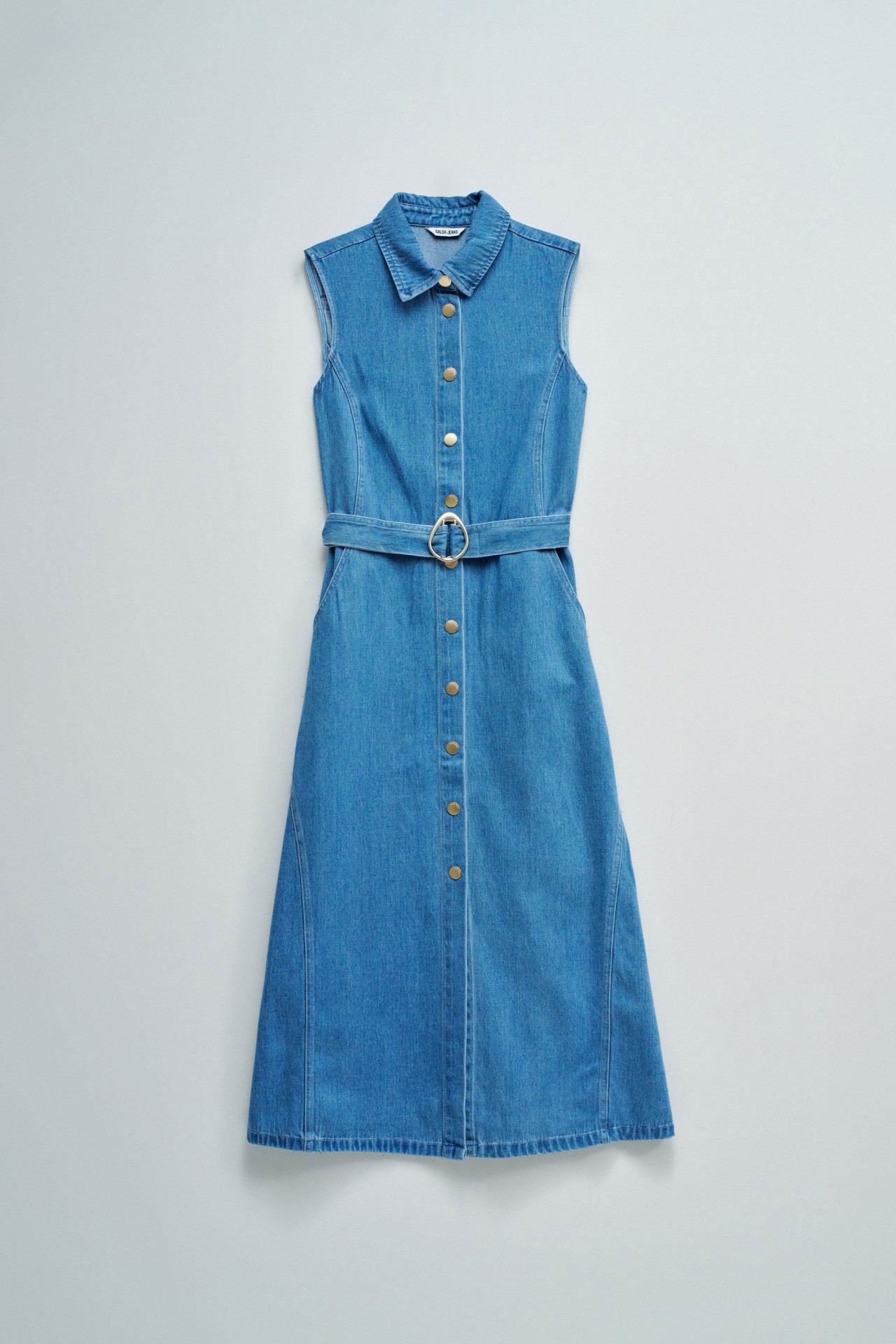 VESTIDO EM LIGHTDENIM
