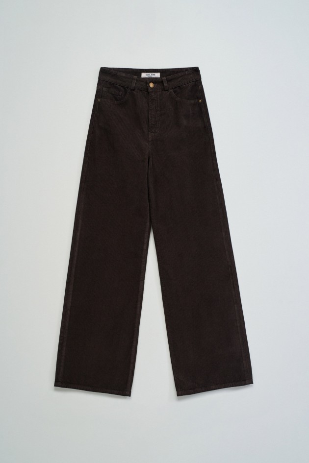 WIDE LEG JEANS IN CORDUROY
