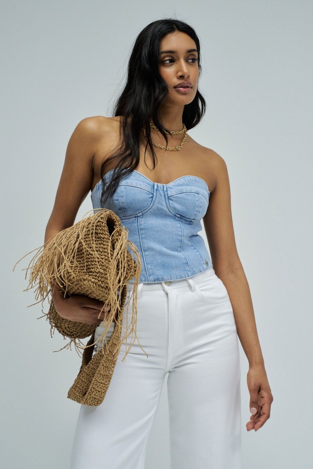 TOP IN DENIM