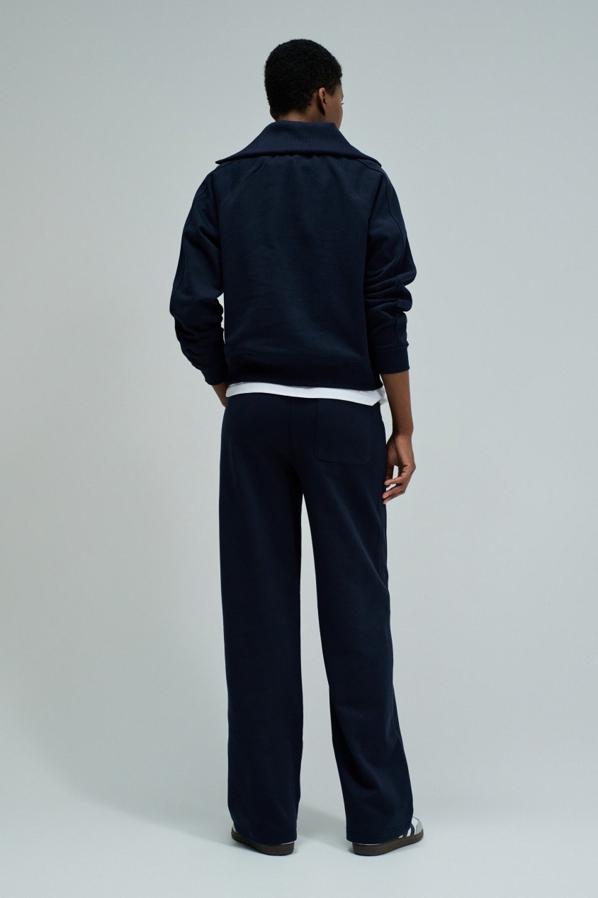 SWEATSHIRT COM MEIO FECHO