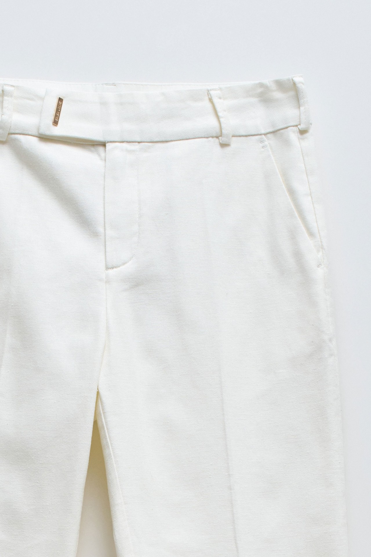 CHINO FLARE EM LINHO