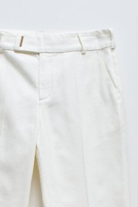 CHINO FLARE EM LINHO CHINO FLARE EM LINHO