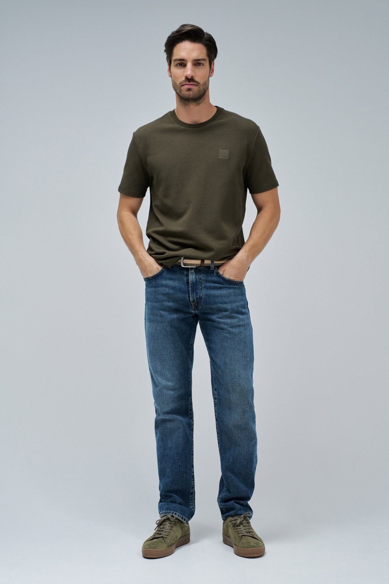 T-SHIRT MET TEXTUUR