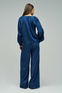 BLUSA EM LIGHTDENIM